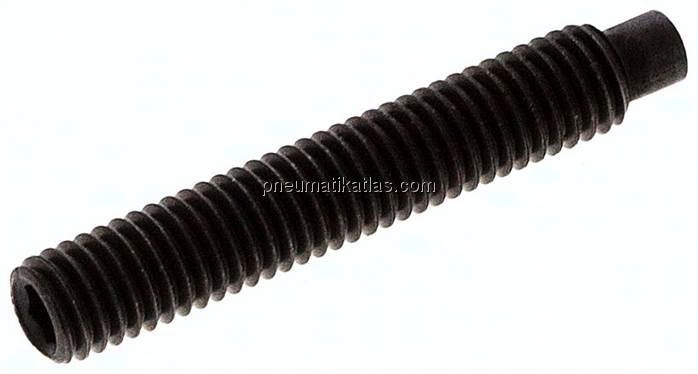 Gewindestift DIN 915 / ISO 4028, M 5x30, Stahl 45 H