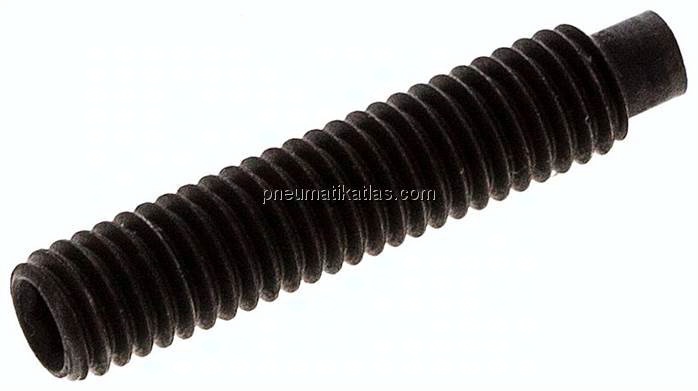Gewindestift DIN 915 / ISO 4028, M 6x30, Stahl 45 H