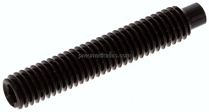 Gewindestift DIN 915 / ISO 4028, M 6x35, Stahl 45 H
