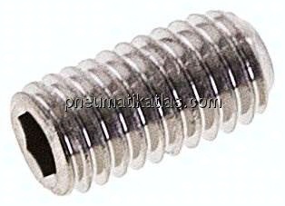 Gewindestift DIN 916 / ISO 4029, M 5x10, Edelstahl A2