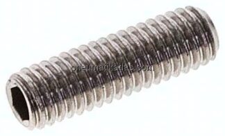 Gewindestift DIN 916 / ISO 4029, M 5x16, Edelstahl A2