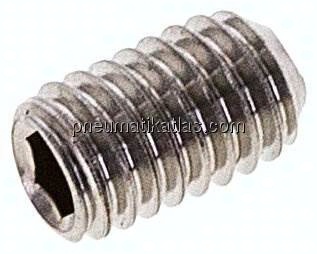 Gewindestift DIN 916 / ISO 4029, M 6x10, Edelstahl A2