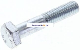 Sechskantschraube DIN 931, M 10x50, Stahl verzinkt 8.8