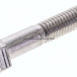 Sechskantschraube DIN 931, M 10x50, Edelstahl A2