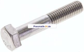 Sechskantschraube DIN 931, M 10x55, Edelstahl A2