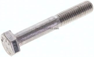 Sechskantschraube DIN 931, M 10x65, Edelstahl A2