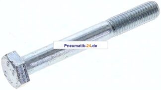 Sechskantschraube DIN 931, M 10x80, Stahl verzinkt 8.8