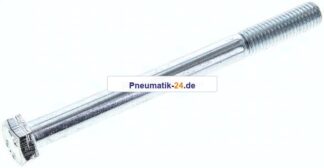 Sechskantschraube DIN 931, M 12x140, Stahl verzinkt 8.8