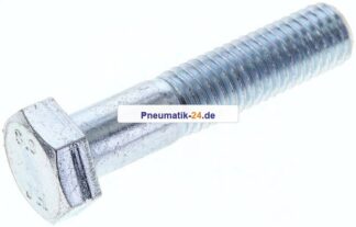 Sechskantschraube DIN 931, M 12x55, Stahl verzinkt 8.8
