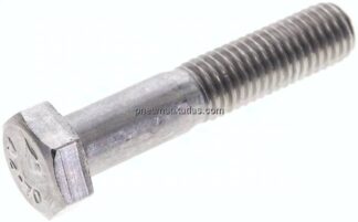 Sechskantschraube DIN 931, M 12x60, Edelstahl A2
