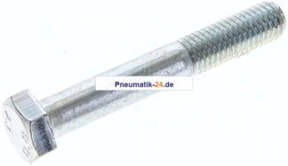 Sechskantschraube DIN 931, M 12x80, Stahl verzinkt 8.8
