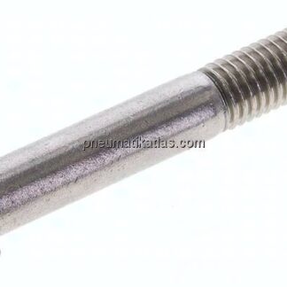 Sechskantschraube DIN 931, M 12x80, Edelstahl A2