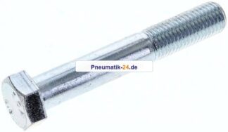 Sechskantschraube DIN 931, M 16x100, Stahl verzinkt 8.8