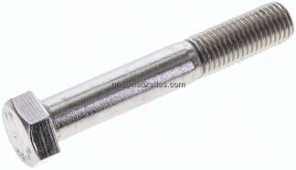 Sechskantschraube DIN 931, M 16x100, Edelstahl A2