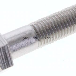 Sechskantschraube DIN 931, M 16x60, Edelstahl A2