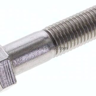 Sechskantschraube DIN 931, M 16x65, Edelstahl A2