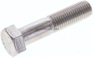 Sechskantschraube DIN 931, M 16x70, Edelstahl A2