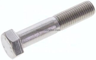 Sechskantschraube DIN 931, M 16x80, Edelstahl A2