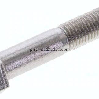 Sechskantschraube DIN 931, M 16x80, Edelstahl A2