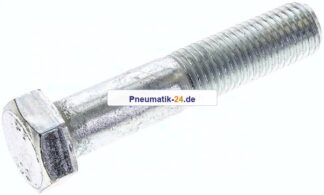 Sechskantschraube DIN 931, M 20x100, Stahl verzinkt 8.8