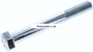 Sechskantschraube DIN 931, M 20x160, Stahl verzinkt 8.8