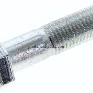 Sechskantschraube DIN 931, M 20x80, Stahl verzinkt 8.8