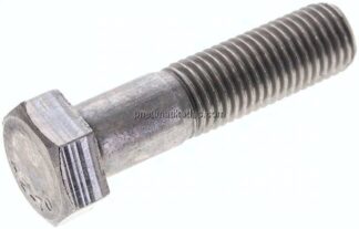 Sechskantschraube DIN 931, M 20x80, Edelstahl A2