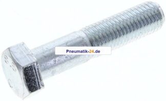Sechskantschraube DIN 931, M 20x90, Stahl verzinkt 8.8