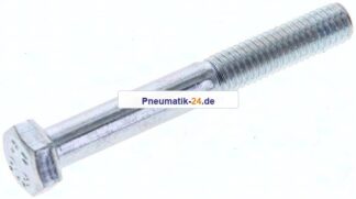 Sechskantschraube DIN 931, M 5x40, Stahl verzinkt 8.8