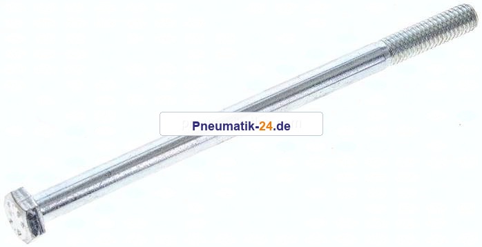 Sechskantschraube DIN 931, M 6x100, Stahl verzinkt 8.8