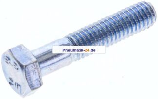 Sechskantschraube DIN 931, M 6x30, Stahl verzinkt 8.8