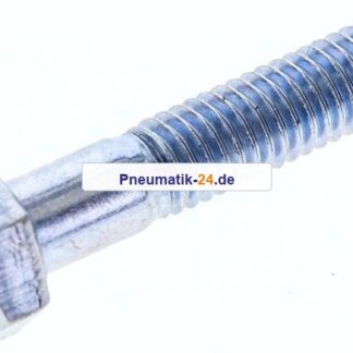 Sechskantschraube DIN 931, M 6x30, Stahl verzinkt 8.8