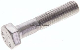 Sechskantschraube DIN 931, M 6x30, Edelstahl A2