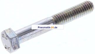 Sechskantschraube DIN 931, M 6x40, Stahl verzinkt 8.8