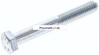 Sechskantschraube DIN 931, M 6x45, Stahl verzinkt 8.8