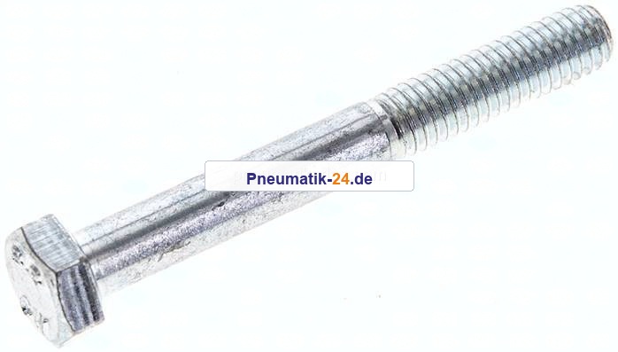 Sechskantschraube DIN 931, M 6x50, Stahl verzinkt 8.8
