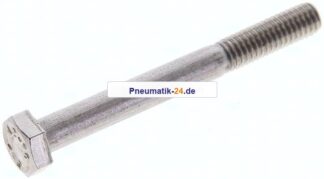 Sechskantschraube DIN 931, M 6x55, Edelstahl A2