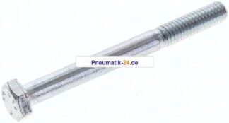 Sechskantschraube DIN 931, M 6x60, Stahl verzinkt 8.8