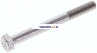 Sechskantschraube DIN 931, M 6x60, Edelstahl A2