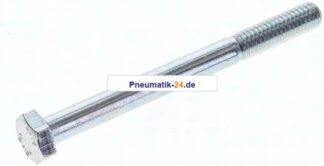 Sechskantschraube DIN 931, M 6x65, Stahl verzinkt 8.8