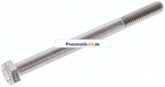 Sechskantschraube DIN 931, M 6x75, Edelstahl A2