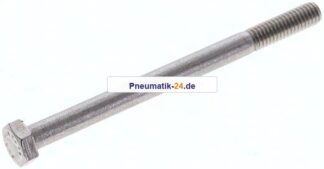 Sechskantschraube DIN 931, M 6x80, Edelstahl A2