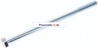 Sechskantschraube DIN 931, M 8x140, Stahl verzinkt 8.8