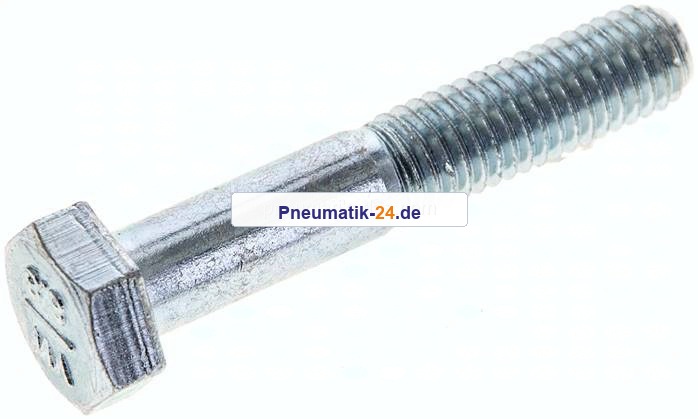 Sechskantschraube DIN 931, M 8x45, Stahl verzinkt 8.8