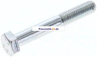 Sechskantschraube DIN 931, M 8x55, Stahl verzinkt 8.8