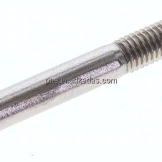 Sechskantschraube DIN 931, M 8x60, Edelstahl A2