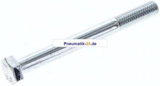 Sechskantschraube DIN 931, M 8x80, Stahl verzinkt 8.8