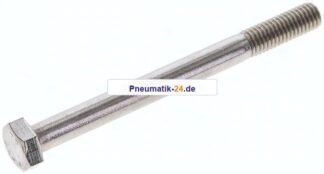 Sechskantschraube DIN 931, M 8x90, Edelstahl A2