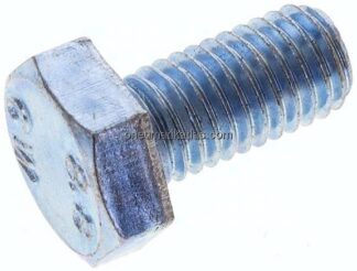 Sechskantschraube DIN 933, M 10x20, Stahl verzinkt 8.8