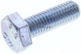 Sechskantschraube DIN 933, M 10x30, Stahl verzinkt 8.8